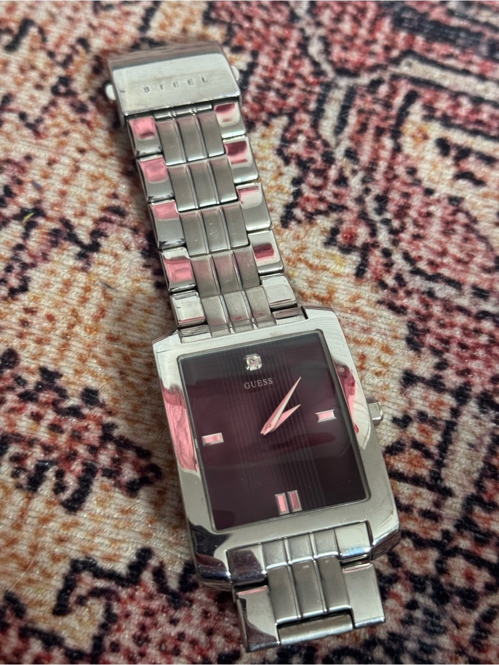 Steel Silver Men's Stainless Bracelet Watch Band